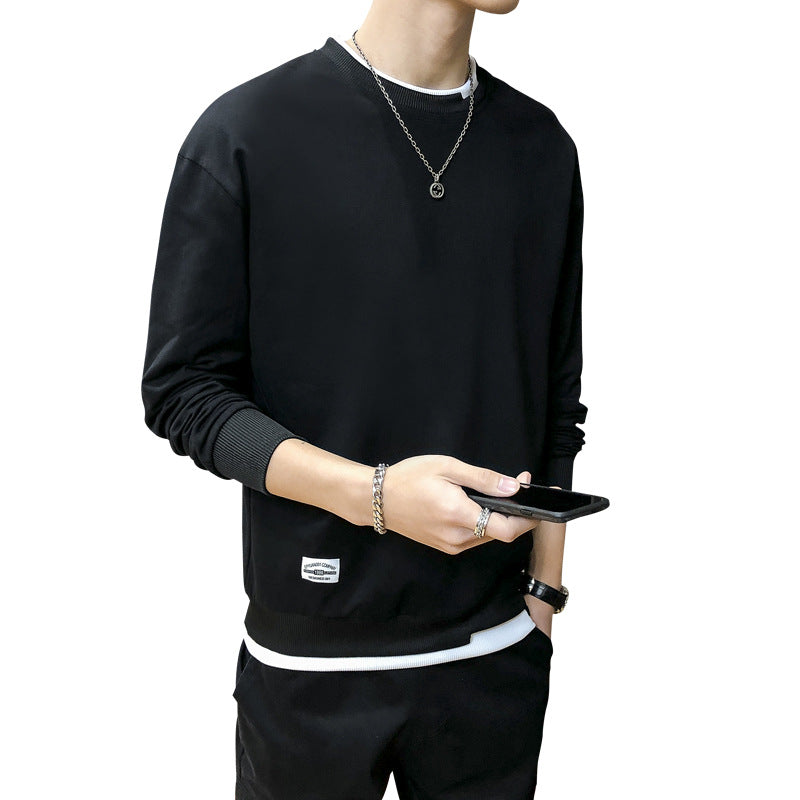 Herren lässiges Langarmshirt mit modernem Schnitt Echoarchiv