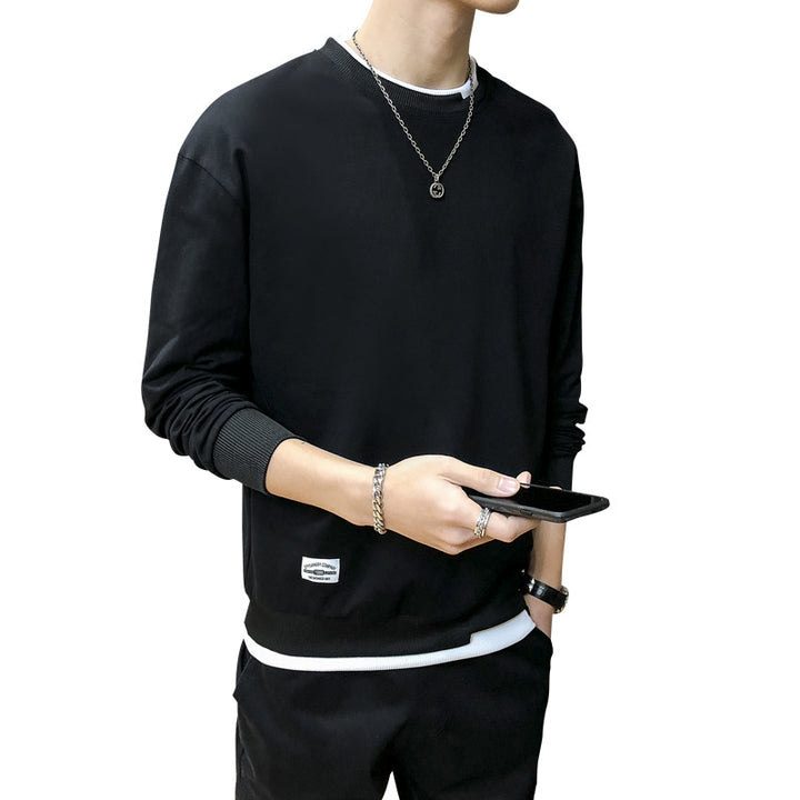 Herren lässiges Langarmshirt mit modernem Schnitt Echoarchiv