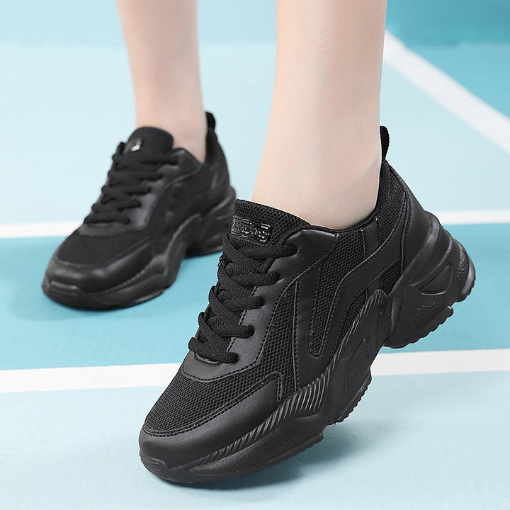 Damen nan gedämpfte Freizeit-Sneaker im Plateaustil mit gepolstertem Komfortkragen, atmungsaktivem Mesh und rutschfestem Profil Echo Archiv