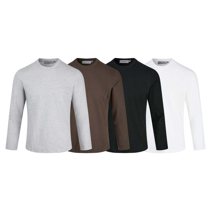 Unisex Atmungsaktives Langarm-Funktionsshirt aus Mikrofaser mit Raglanärmeln Echoarchiv