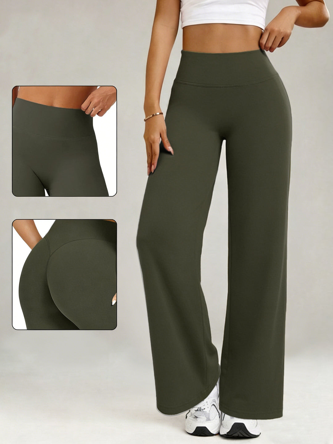 Damen Sportliche Hochbund-Hose Echo Archiv