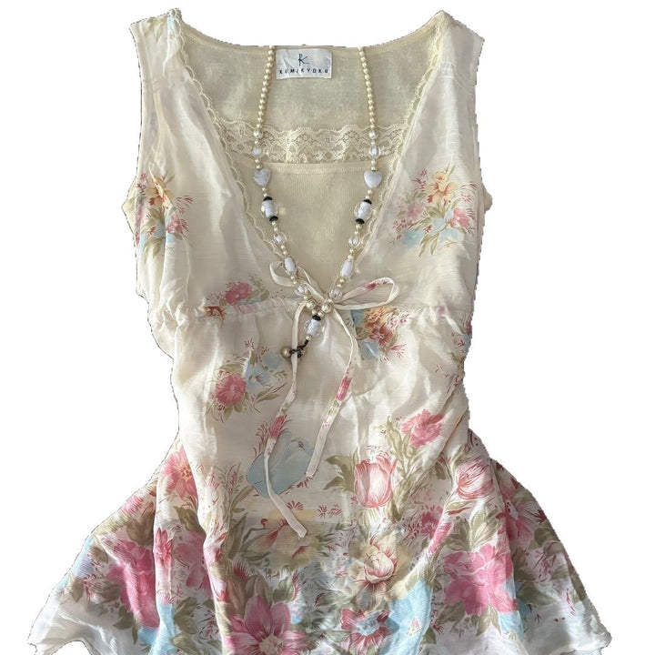 Damen Verspieltes Blumentop Echo Archiv