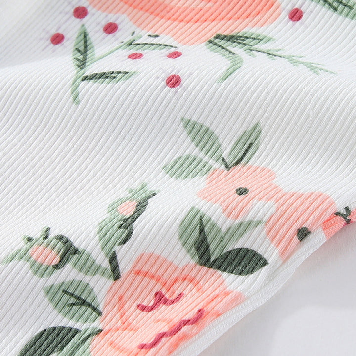 Mädchen Flared Leggings mit floralen Mustern Echo Archiv