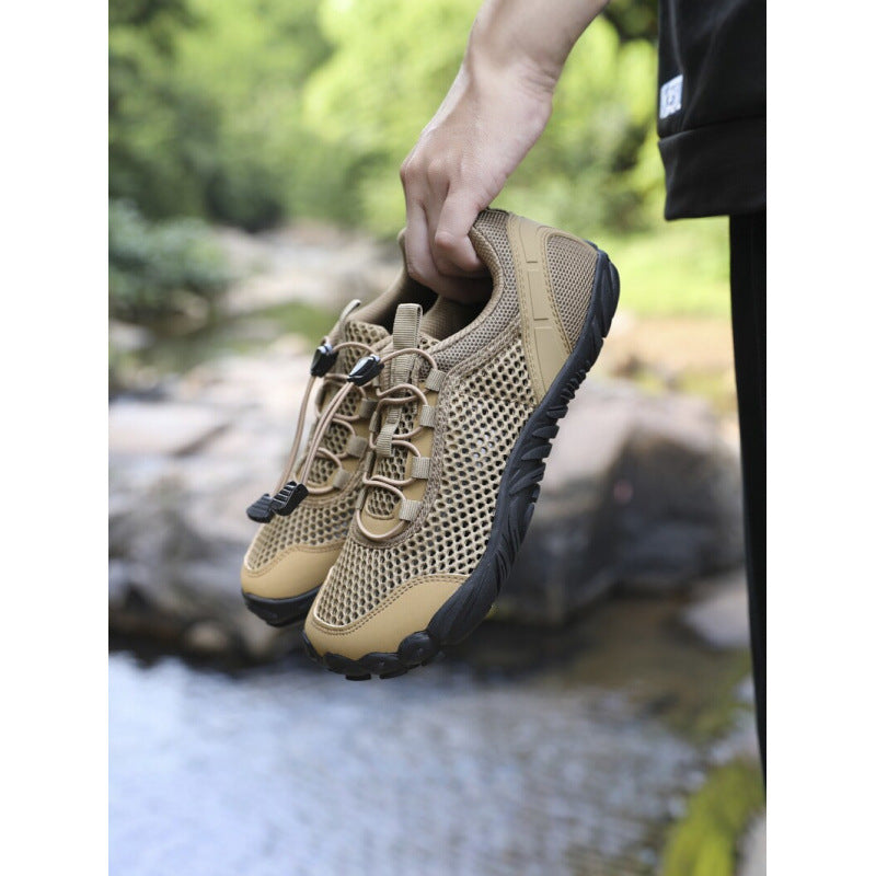 Herren Atmungsaktiver Trekking‑Wasserschuh mit Quick‑Lace und profilierter Gummisohle – Tavélo