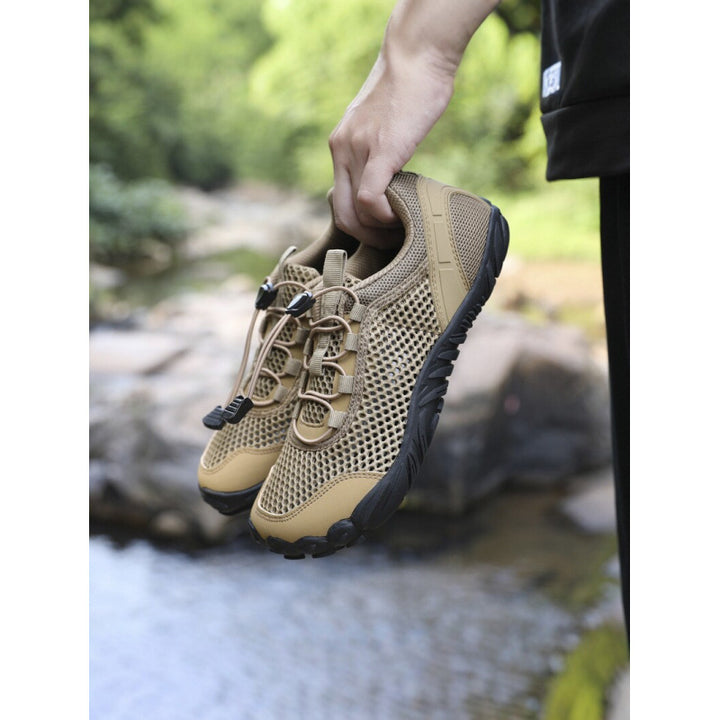 Herren Atmungsaktiver Trekking‑Wasserschuh mit Quick‑Lace und profilierter Gummisohle – Tavélo