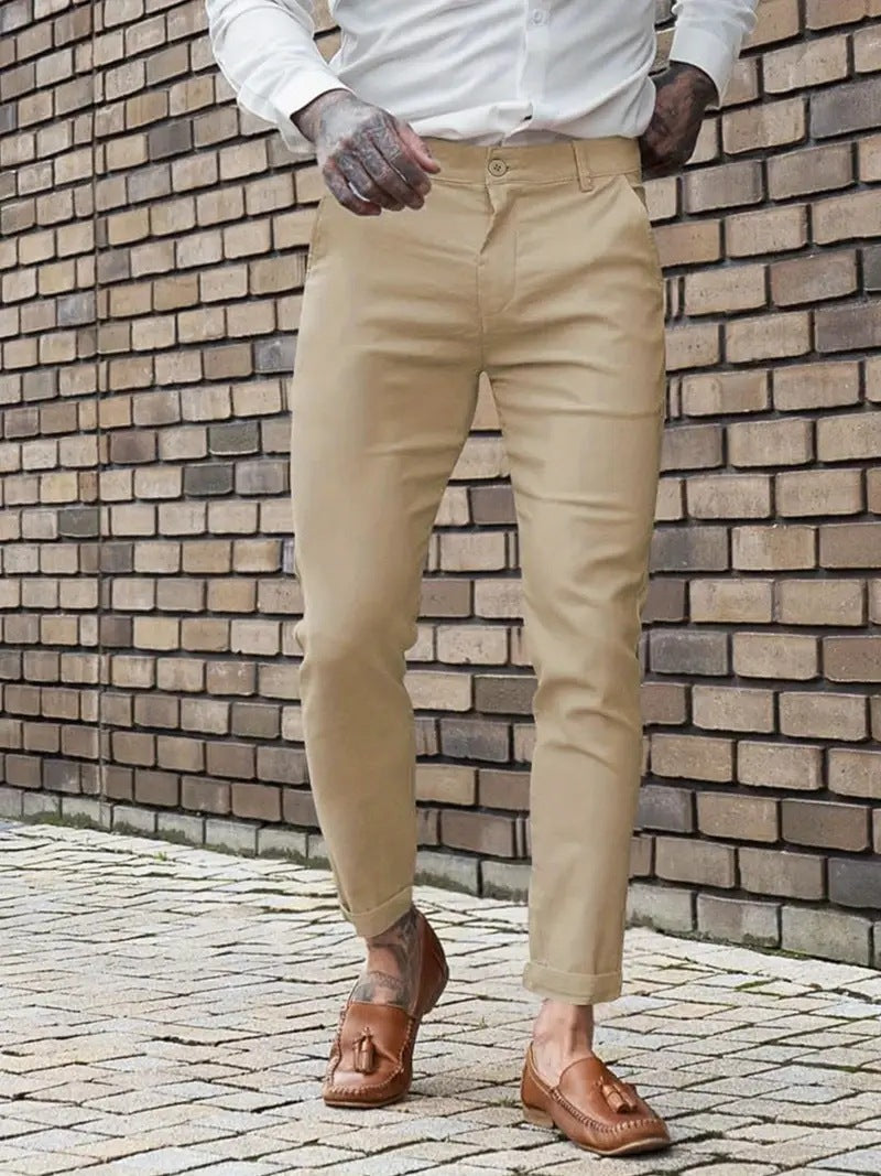 Herren Slim-Fit Freizeithose mit elastischem Bund und praktischen Seitentaschen Echoarchiv