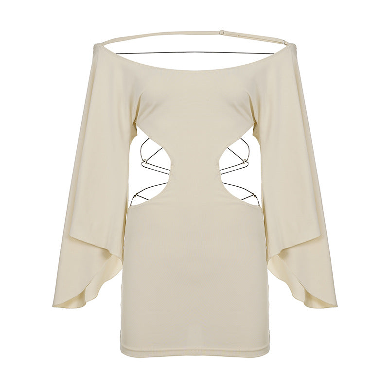 Damen Kleid mit off-shoulder Design und raffinierten Cut-Out-Details Echo Archiv