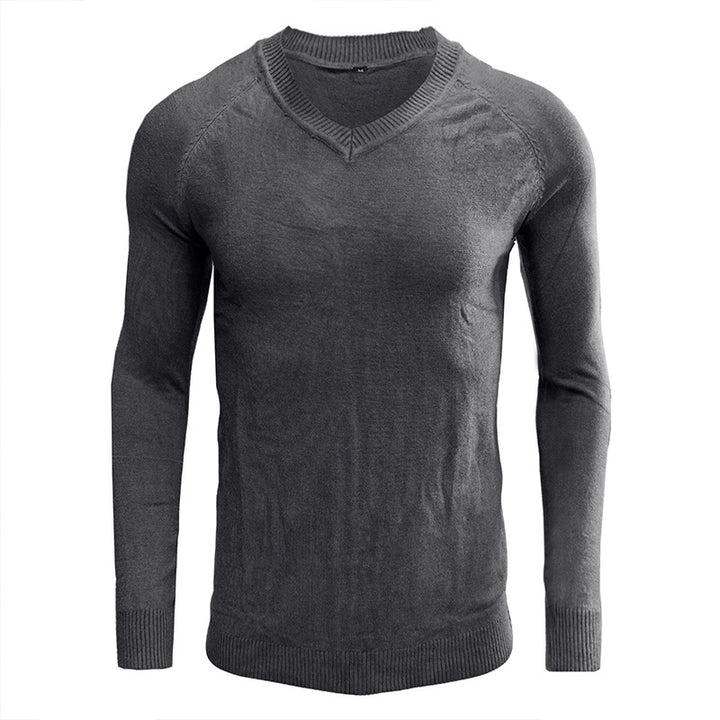 Herren modischer V-Ausschnitt Pullover aus hochwertigem Material Echoarchiv