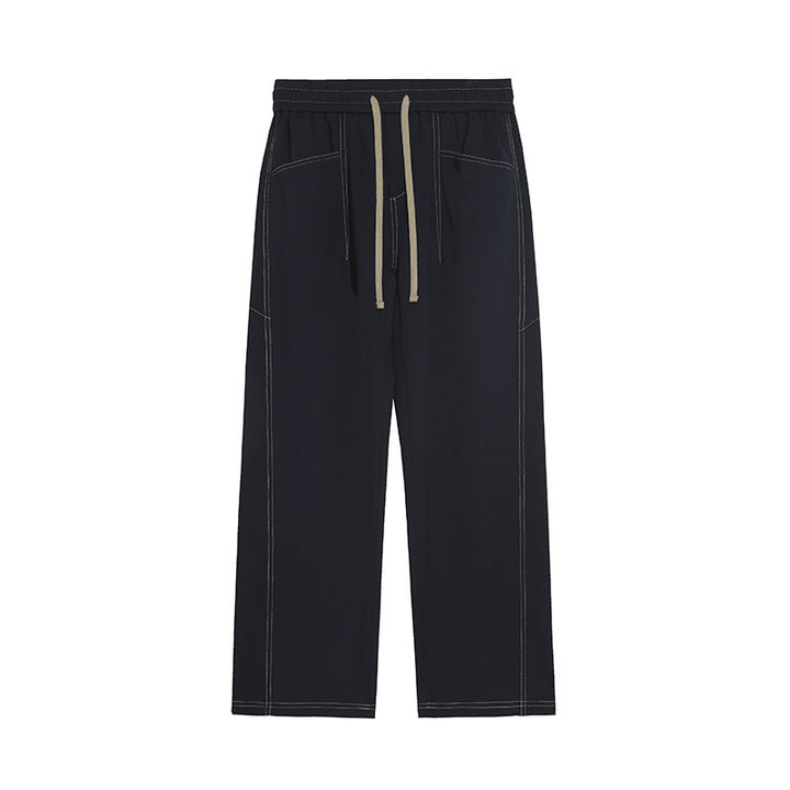 Damen Weite Palazzo‑Hose mit hohem Elastbund & Kordelzug Echoarchiv