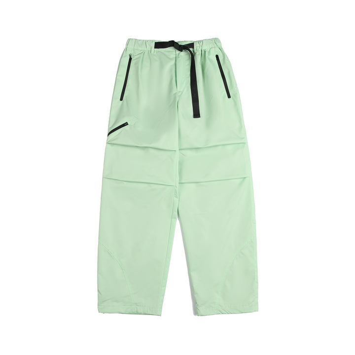 Unisex Technische Cargo-Caprihose mit elastischem Bund, integriertem Gurt und wasserdichten Reißverschlüssen Echoarchiv