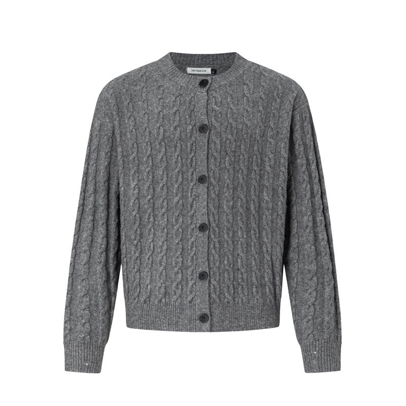 Damen Strickjacke mit Kabelmuster Echoarchiv