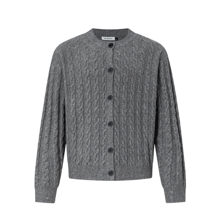 Damen Strickjacke mit Kabelmuster Echoarchiv