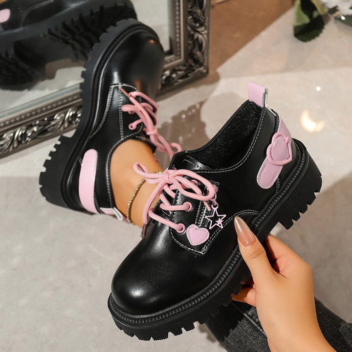 Damen Modische Schnürstiefeletten mit ausgefallenem Design Echo Archiv
