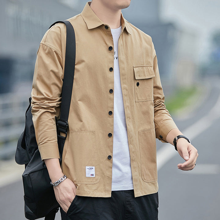Herren modisches Overshirt mit praktischen Taschen und komfortablem Schnitt Echoarchiv