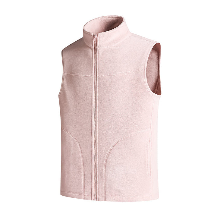 Damen Sportliche Fleece-Weste Echo Archiv