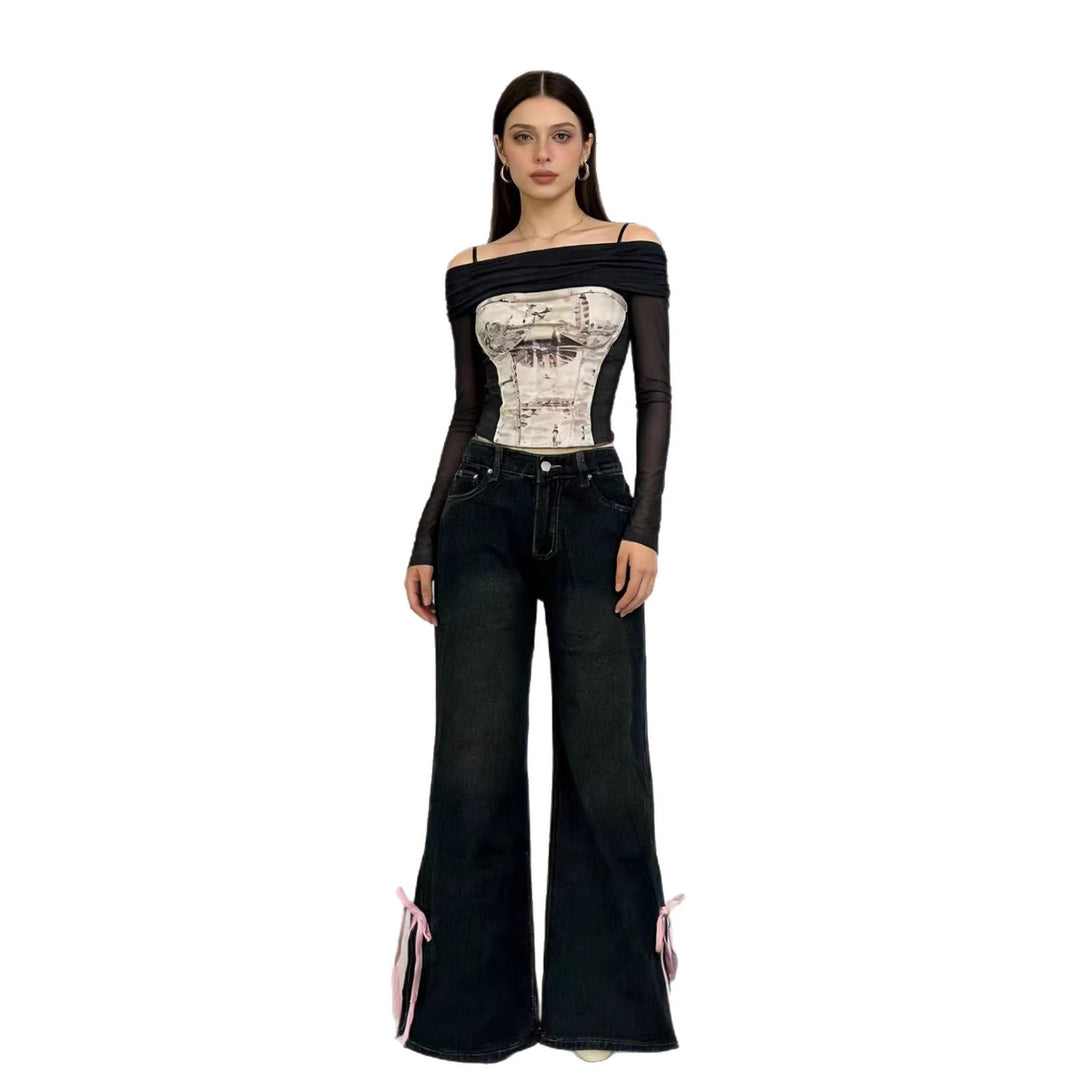 Damen Hochwertige vielseitige Jeanshose Echo Archiv