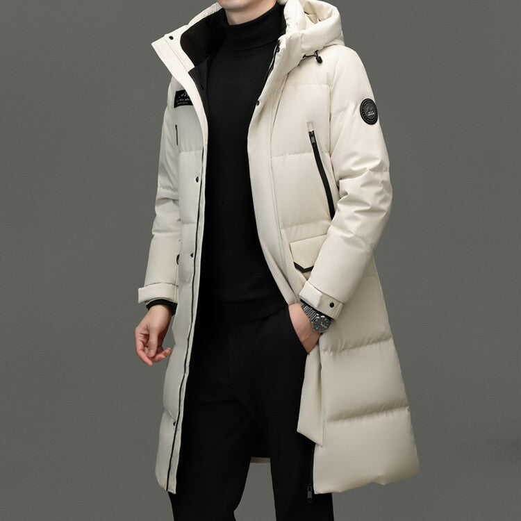 Herren lange, isolierte Winterjacke Echoarchiv