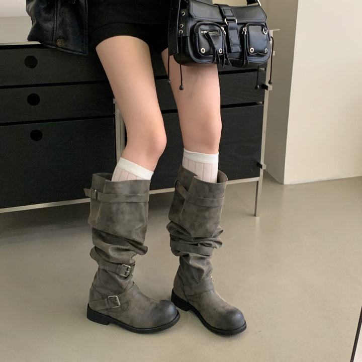 Damen Überknie-Stiefel Echo Archiv