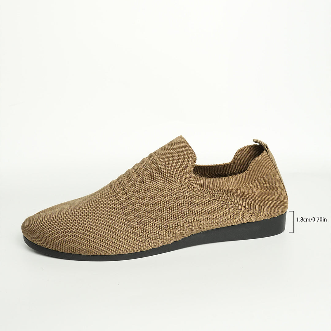 Herren nan atmungsaktiver Strick-Slip-On Sneaker mit elastischem Einstieg und gepolstertem Komfortfußbett Echo Archiv
