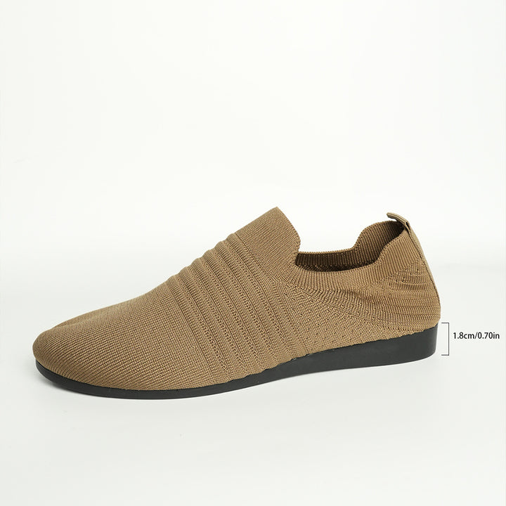Herren nan atmungsaktiver Strick-Slip-On Sneaker mit elastischem Einstieg und gepolstertem Komfortfußbett Echo Archiv