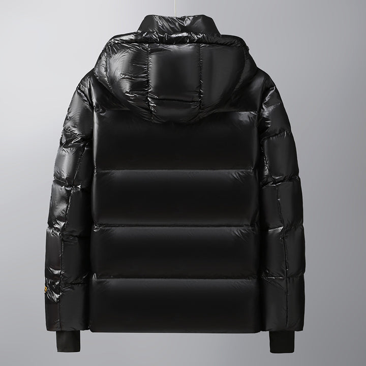 Unisex Glänzender Steppparka mit metallic‑Innenfutter und Tragegurten Echo Archiv