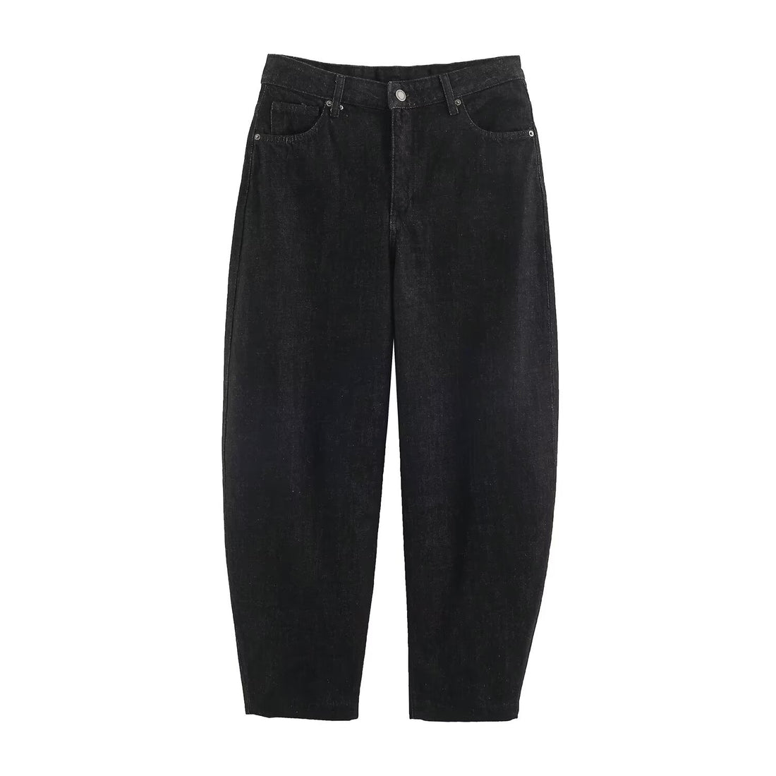 Damen Highwaist Relaxed Tapered Jeans mit konischem Bein Echoarchiv