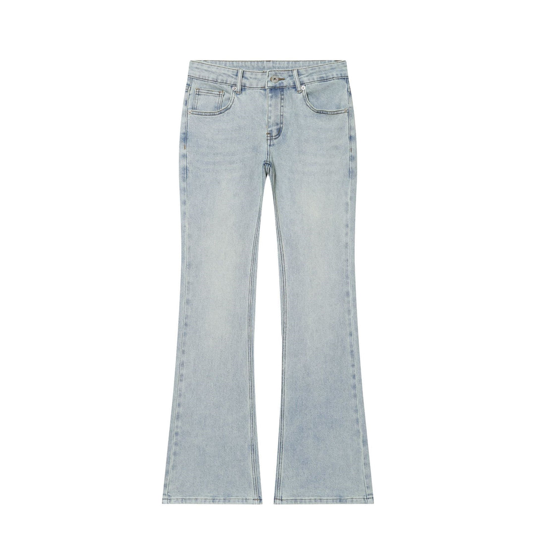 Damen Hochtaillierte ausgestellte Jeans mit Kickflare und Fünf‑Taschen‑Schnitt Echo Archiv
