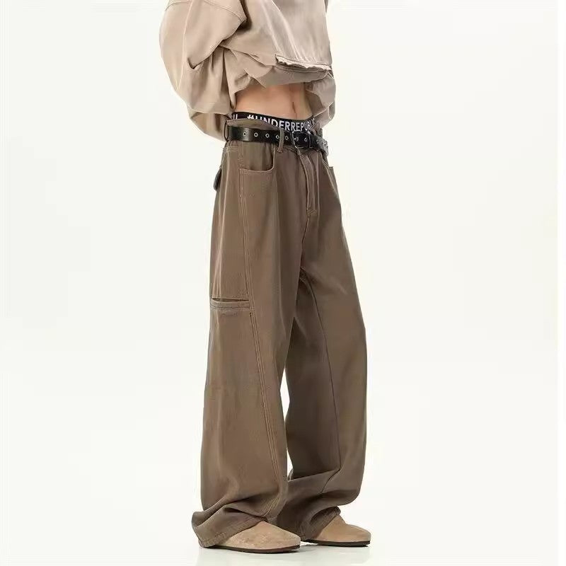 Damen Weitgeschnittene Utility-Hose Echoarchiv
