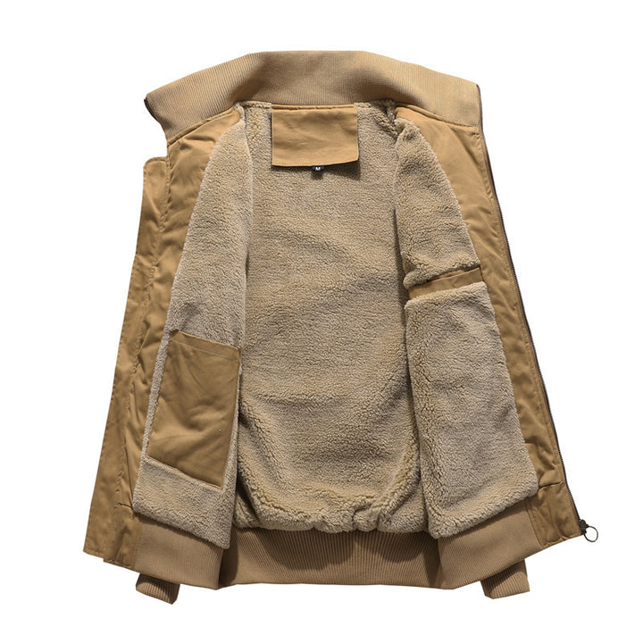 Herren Piloten-Blouson mit Sherpa‑Futter und auffälligen Aufnäher‑Details Echo Archiv