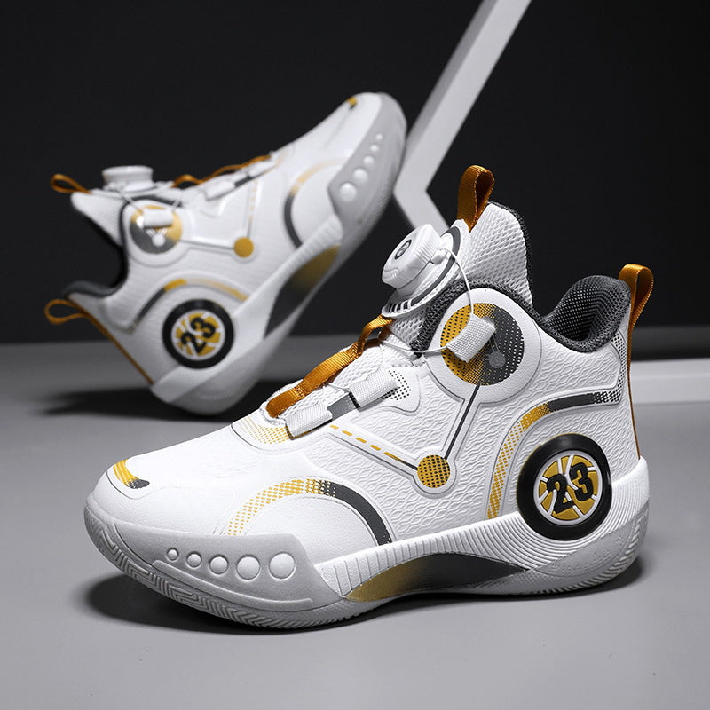 Unisex Futuristische City-Sneaker mit Drehmechanik-Verschluss, gepolsterter Fersenstütze und gedämpfter Wabensohle Echoarchiv