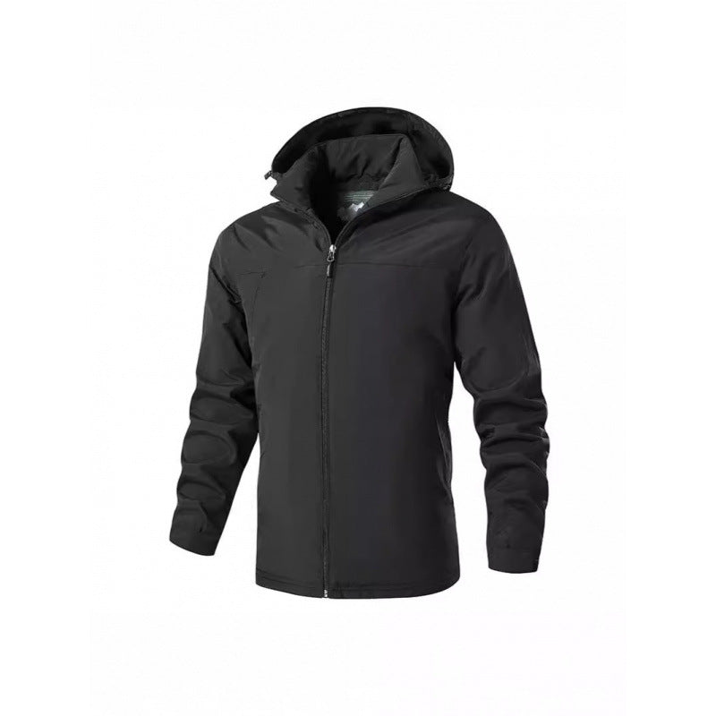 Herren leichte Outdoorjacke mit Kapuze Echo Archiv