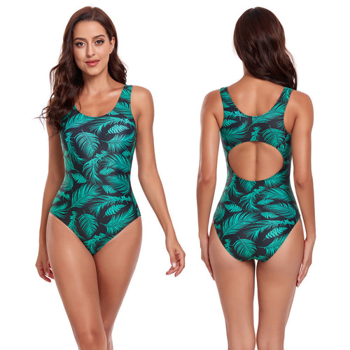 Damen Eleganter Badeanzug mit floralem Design Echo Archiv