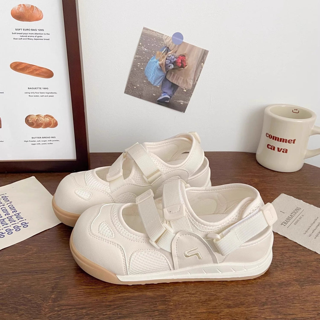 Damen Komfortable Sneaker mit rutschfestem Klettverschluss und atmungsaktivem Obermaterial Echo Archiv