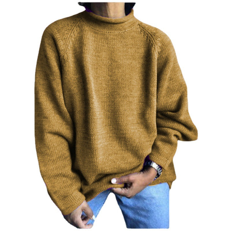 Damen nan kastiger Feinstrickpullover mit kurzem Stehkragen und Raglanärmeln Echo Archiv