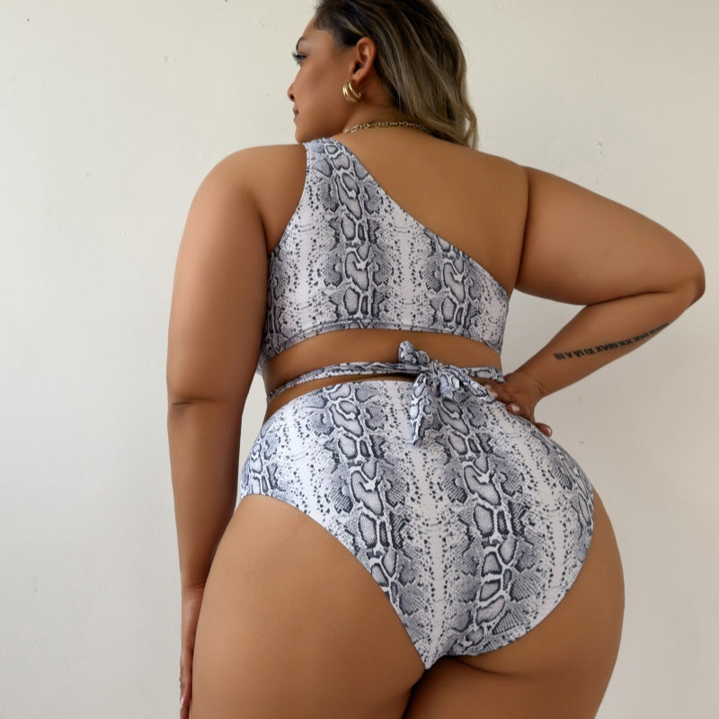 Damen Asymmetrisches Cut-Out Bikini-Set Echo Archiv