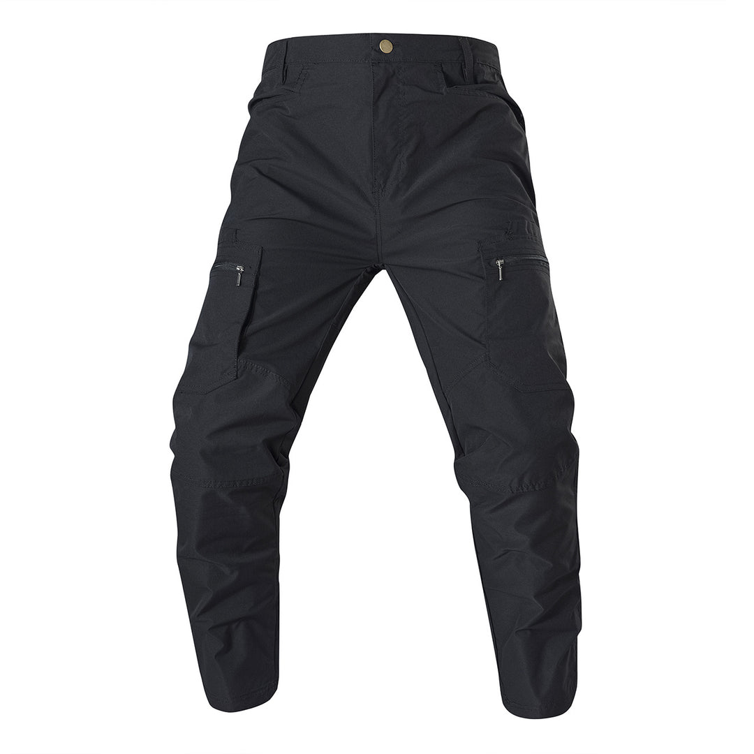 Herren multifunctionale Outdoor-Hose mit verstellbaren Knöchelbündchen und zahlreichen Taschen Echoarchiv