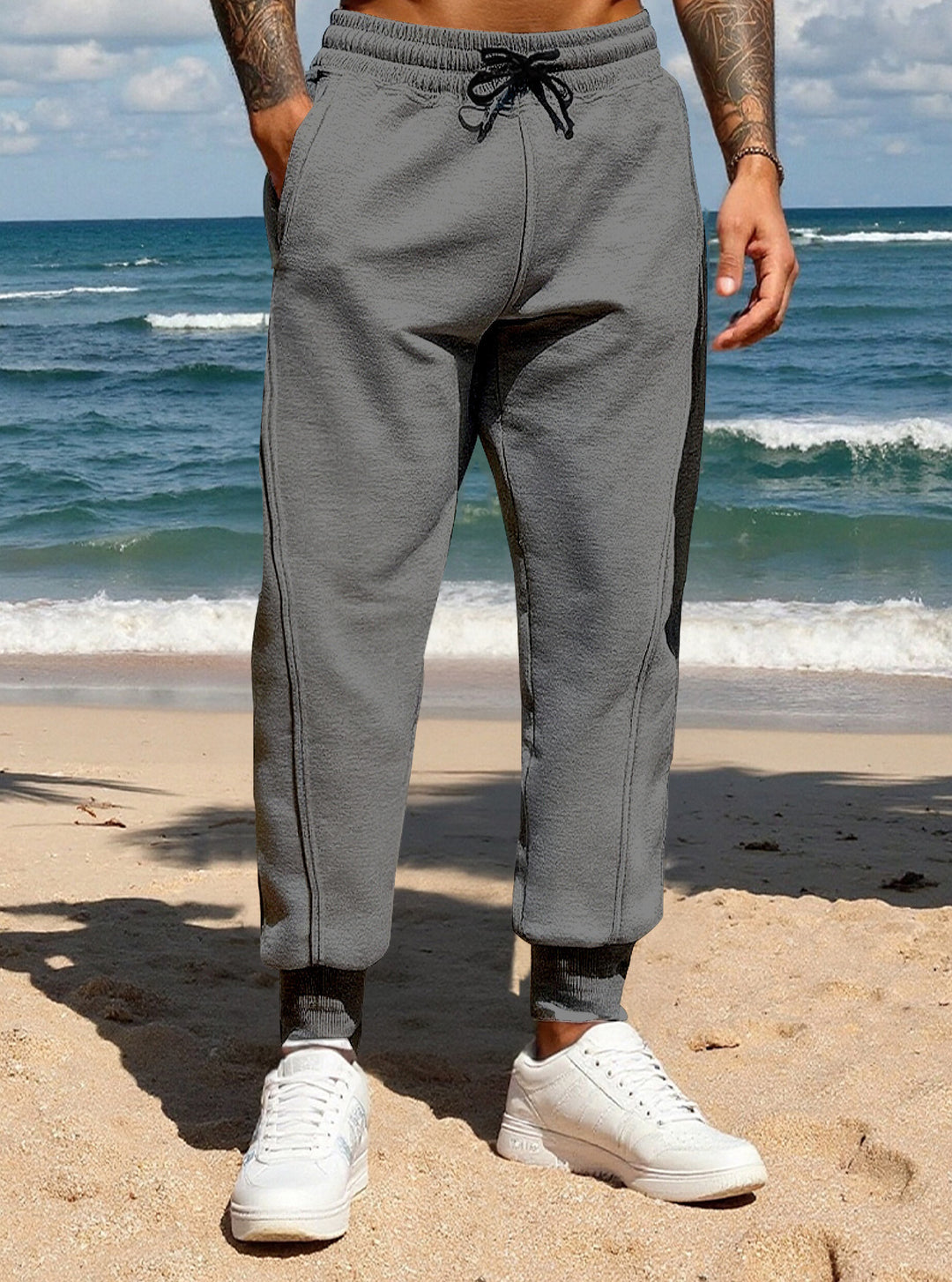 Herren Sportliche Freizeithose mit elastischem Bund und praktischen Seitentaschen Echoarchiv