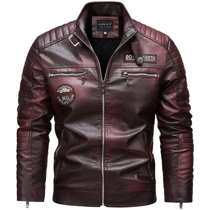 Herren Modische Bikerjacke Echo Archiv