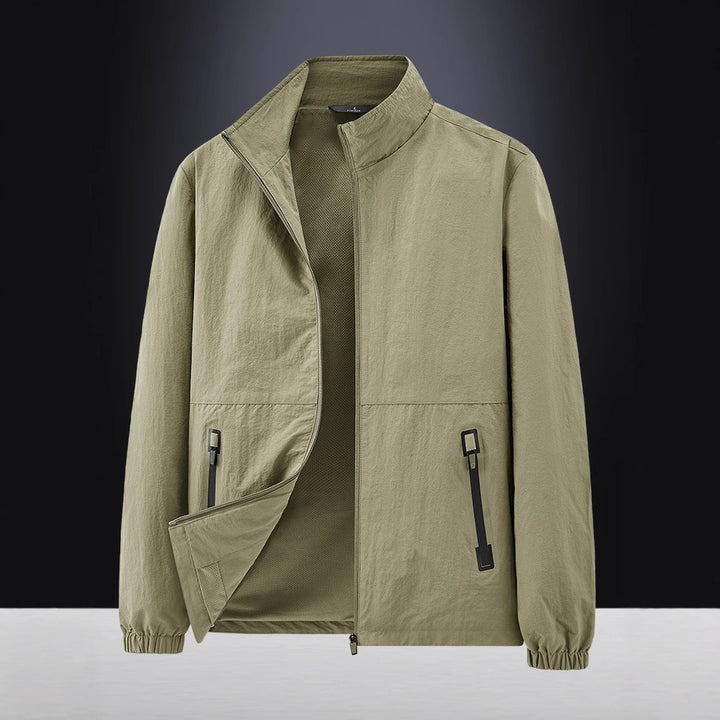 Herren Leichte Outdoorjacke mit hohem Kragen Echo Archiv