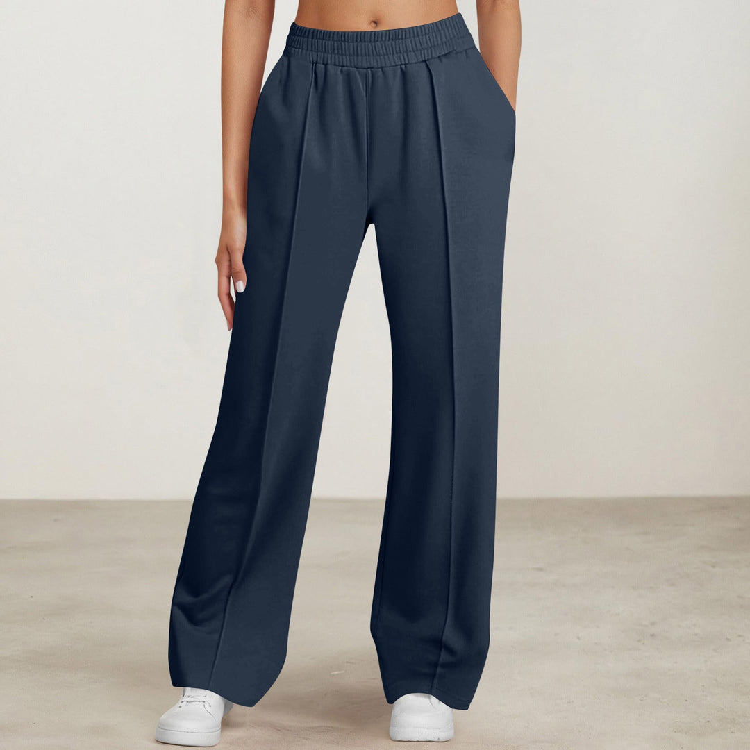 Damen nan elegante Bundfalten-Hose mit hohem Komfortbund, Bügelfalte und seitlichen Eingrifftaschen Echo Archiv