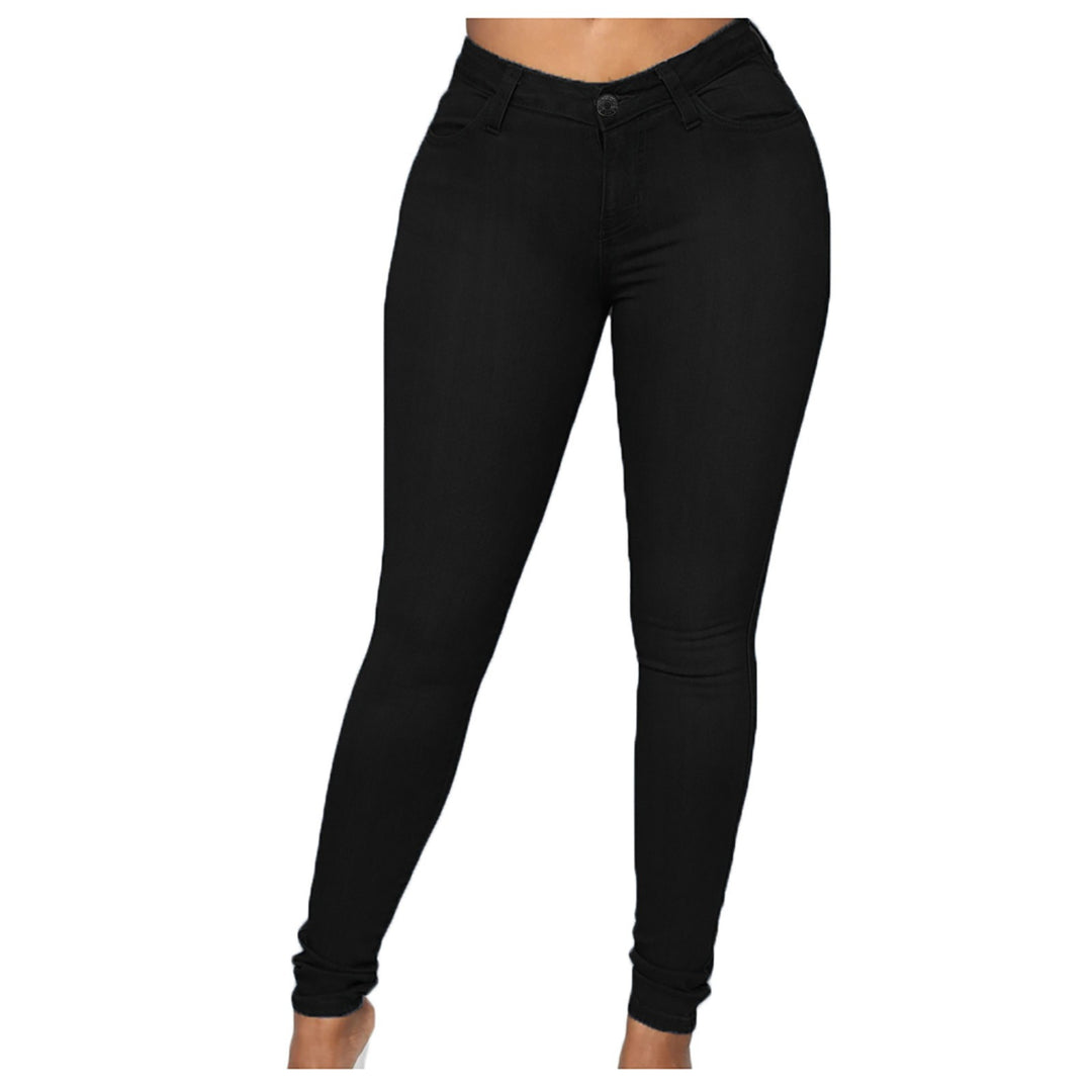 Damen nan hochgeschnittene Sculpt-Skinny-Jeans mit formendem Stretchbund und klassischem Five‑Pocket‑Schnitt Echo Archiv