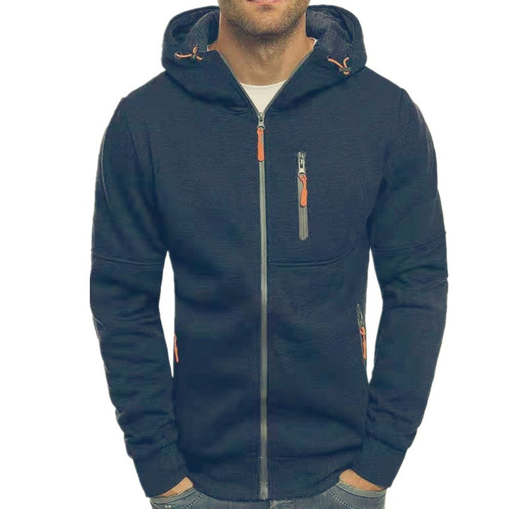 Herren Funktionsjacke mit praktischen Reißverschlusstaschen und verstellbarem Kapuzenrand Echoarchiv