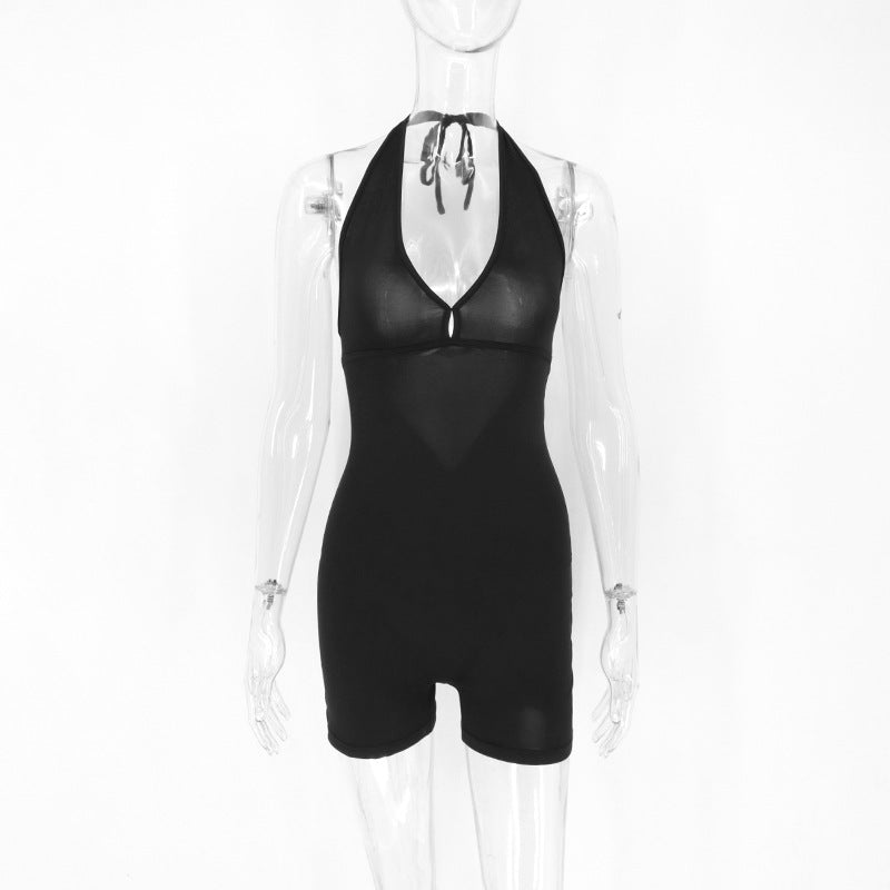 Damen Bralette-Badeanzug mit tiefem V-Ausschnitt und flexiblem Trägerdesign Echo Archiv