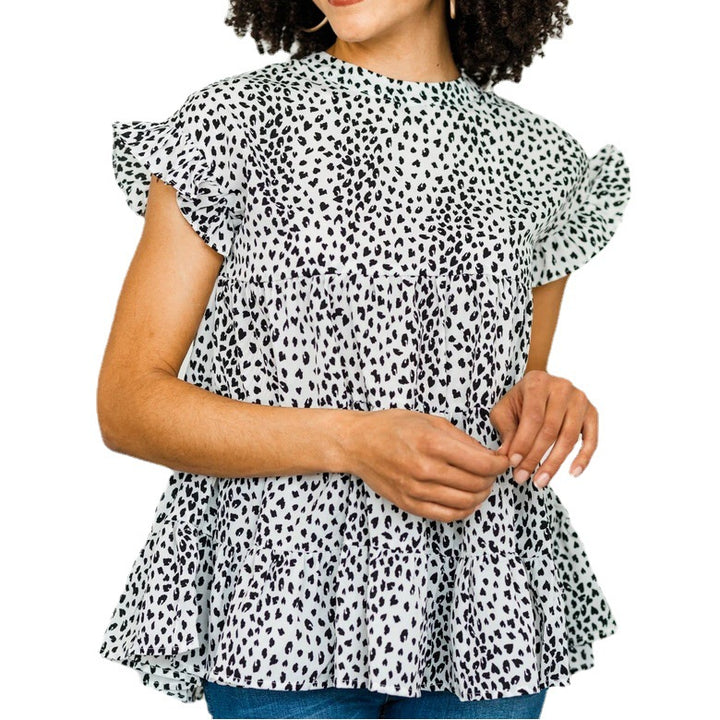 Damen Luftiges Oberteil mit Volantdetails Echo Archiv