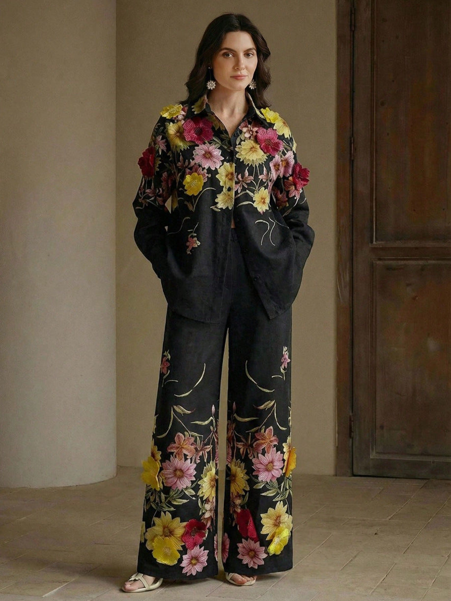 Damen Elegant floral gestalteter Gesamtlook Echo Archiv