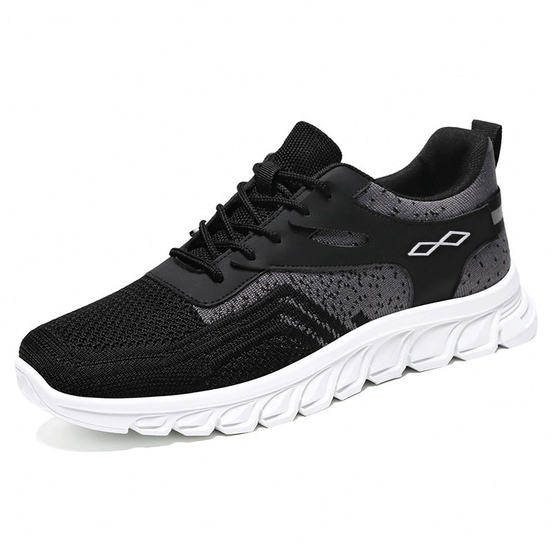 Herren nan flexibler Mesh-Running-Sneaker mit geformter Memory-Fußsohle und stoßdämpfender Wellenlaufsohle Echo Archiv