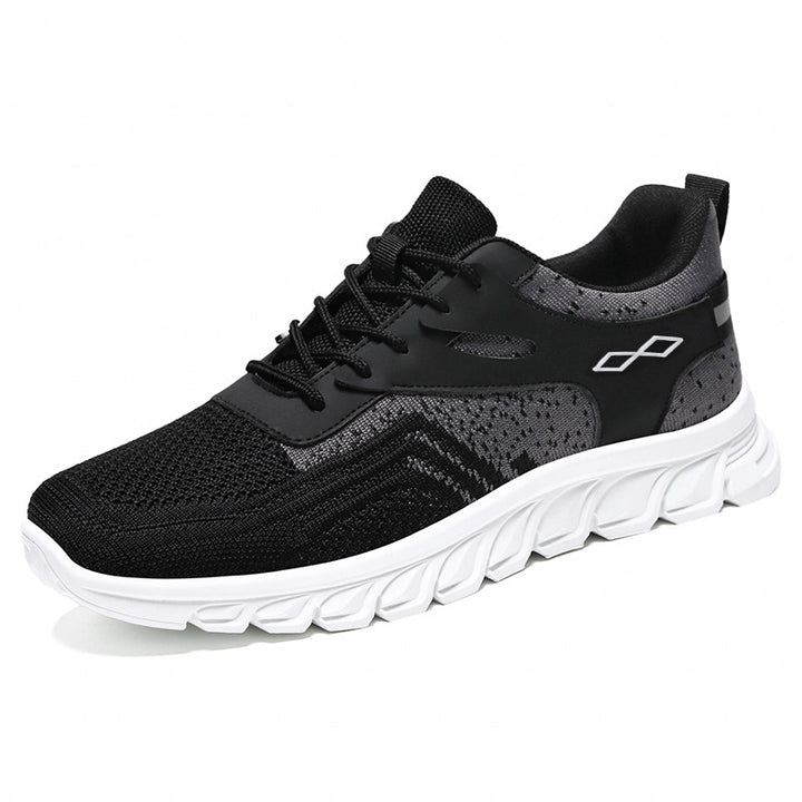 Herren nan flexibler Mesh-Running-Sneaker mit geformter Memory-Fußsohle und stoßdämpfender Wellenlaufsohle Echo Archiv