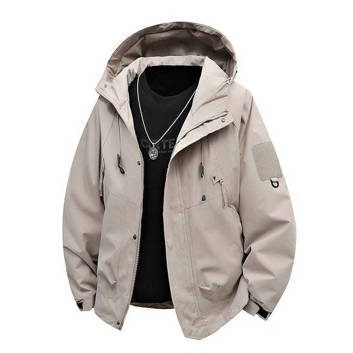 Herren Moderne wasserfeste Outdoorjacke Echoarchiv