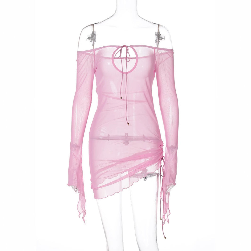 Damen Bademantel mit tiefem Ausschnitt und eleganten Ärmeln Echo Archiv