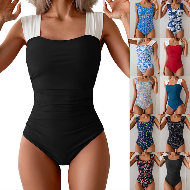 Damen Eleganter Einteiler mit floralen Akzenten Echo Archiv